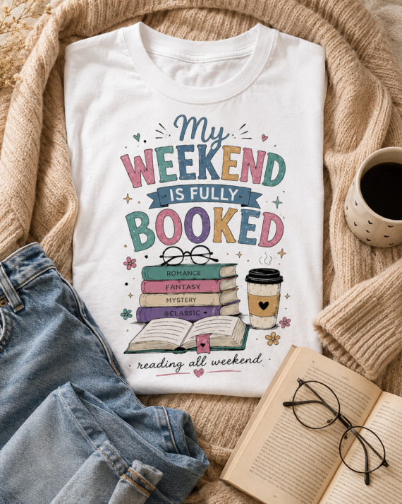 weekend booked sudadera
