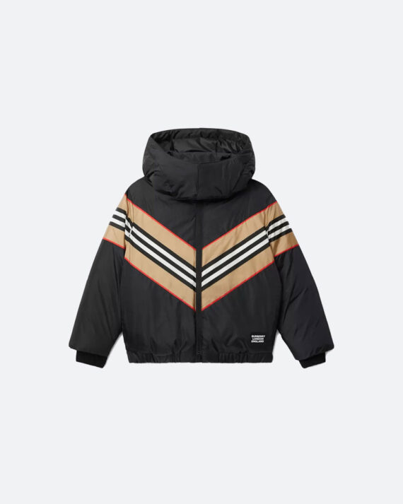 Stripe Panel Down-filled