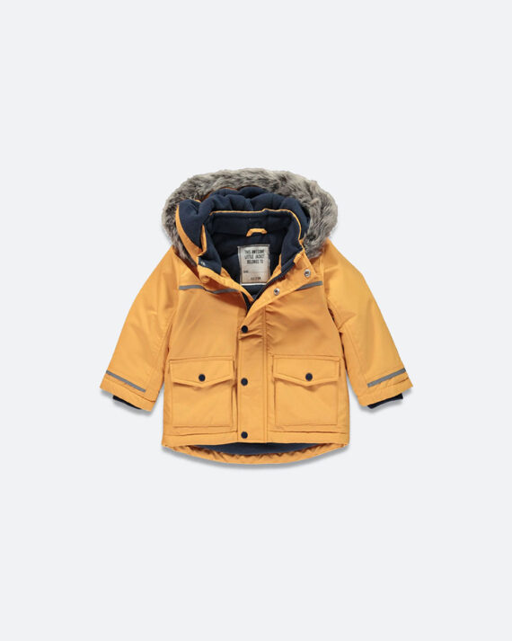 Boys Yellow Hooded