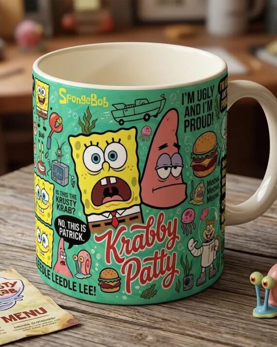 taza personalizada bob esponja